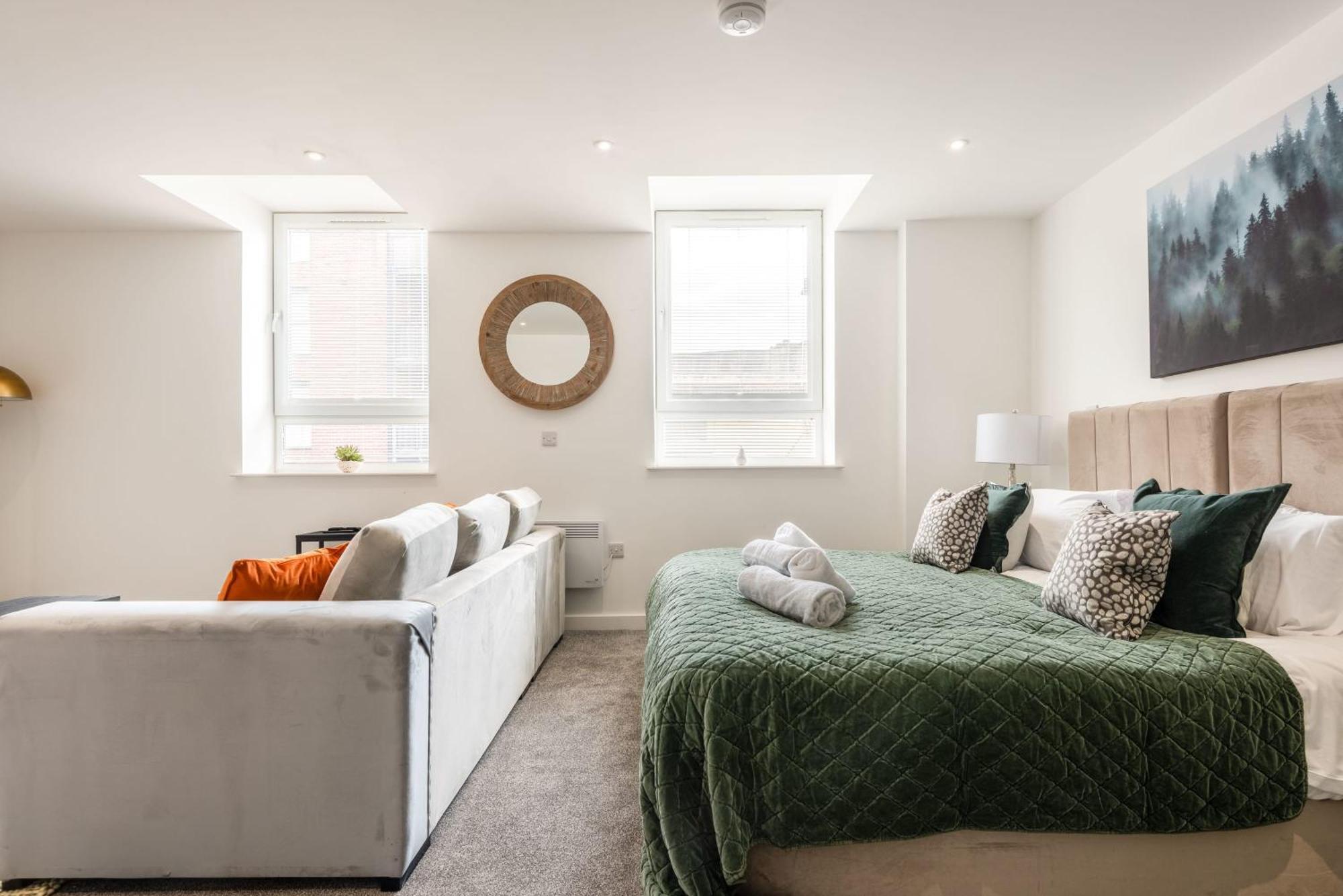 Contemporary 1 Bed Central Rotherham Studio Exteriér fotografie