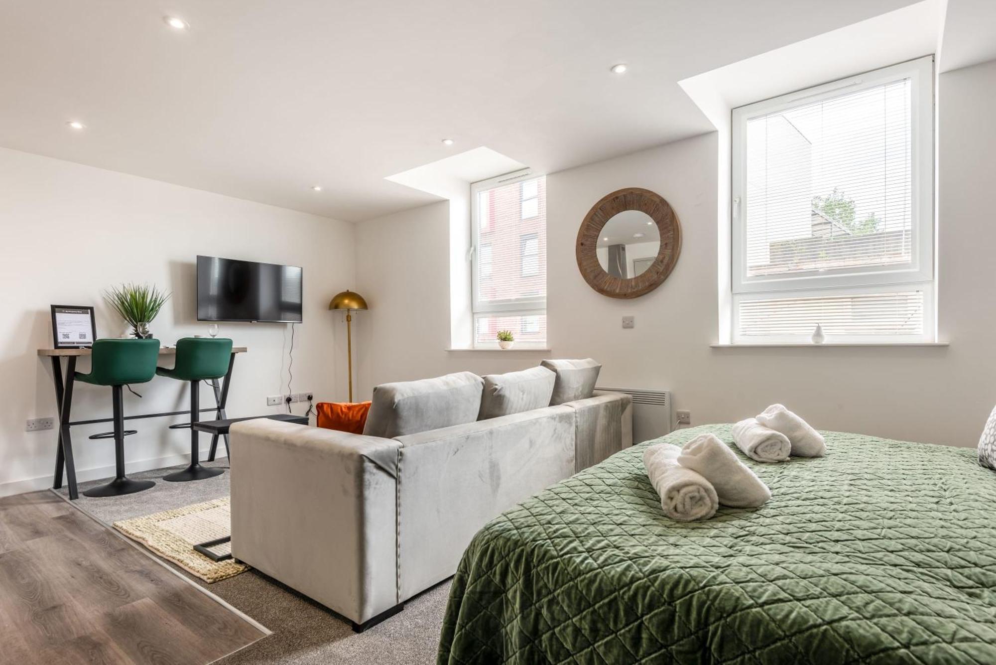 Contemporary 1 Bed Central Rotherham Studio Exteriér fotografie